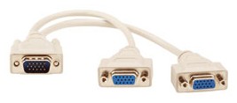 Cable duplicador de señal VGA