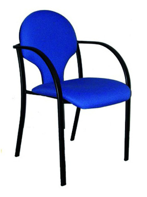 Silla con brazos fijos