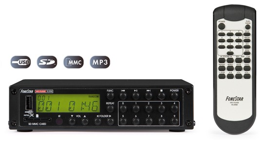 Reproductor MP3 con USB/SD/MMC