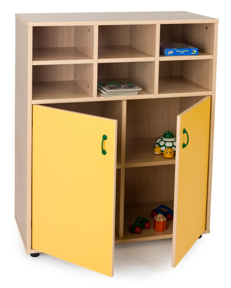 Mueble medio casillero con puertas 