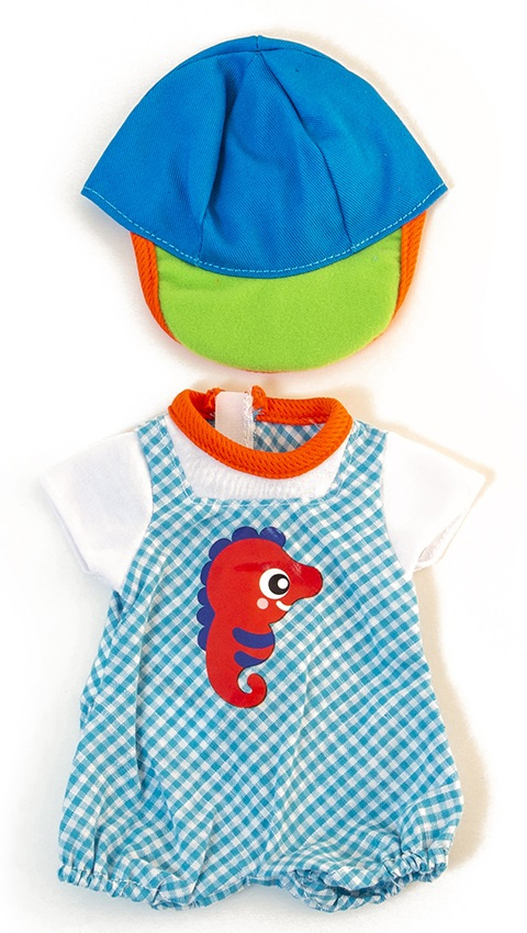 Conjunto verano con gorra 32 cm.