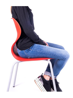 Silla de polipropileno apilable