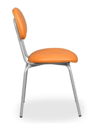Silla tapizada sin brazos