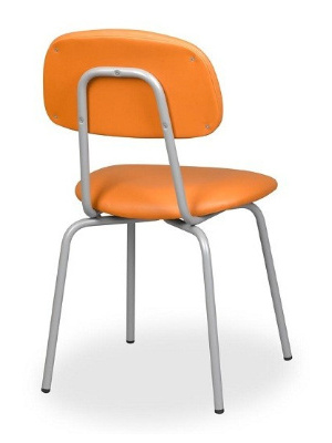 Silla tapizada sin brazos