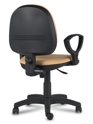 Silla operativa con ruedas y brazos