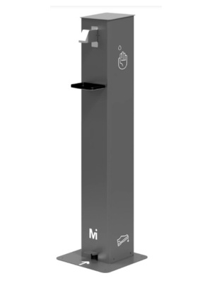 Dispensador de gel desinfectante a pedal - 5 L.