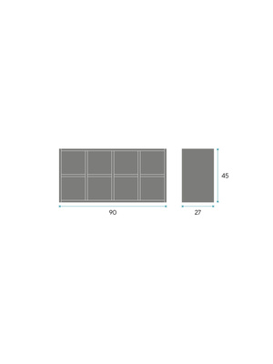Mueble casillero 