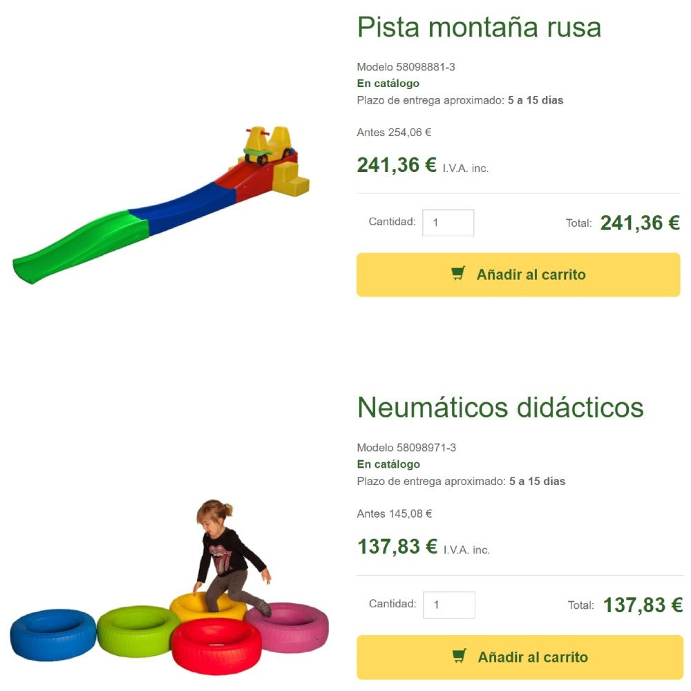 Pack Pista montaña rusa + Neumáticos