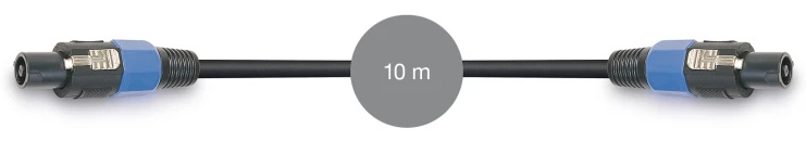 Cable de audio para altavoz - 10 m.