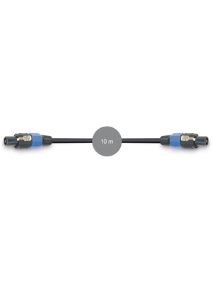 Cable de audio para altavoz - 10 m.