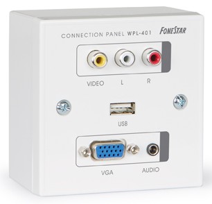 Caja de conexión con conectores