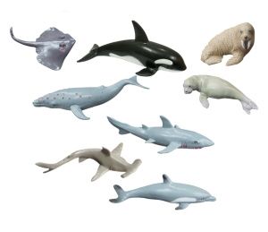 Animales marinos 8 figuras