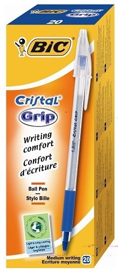 Bolígrafo bic cristal color grip