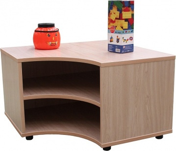 Mueble estantería superbajo rinconera