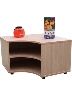 Mueble estantería superbajo rinconera