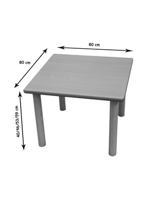Mesa cuadrada