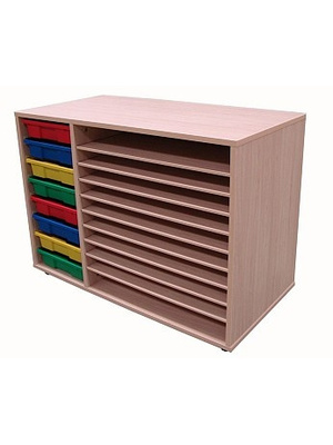 Mueble cartulinero cubetero