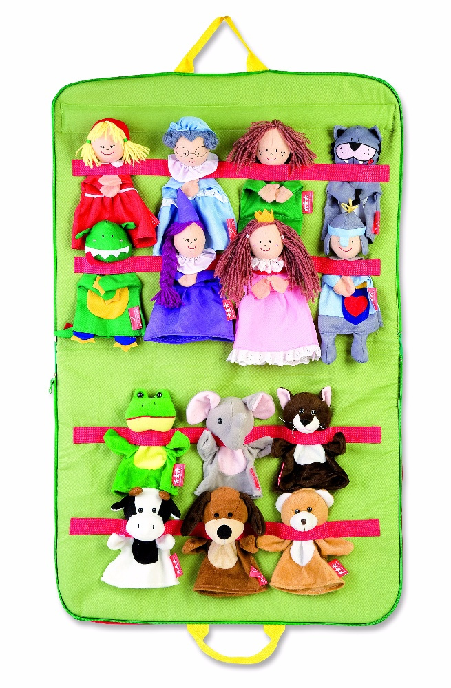 Bolsa con marionetas