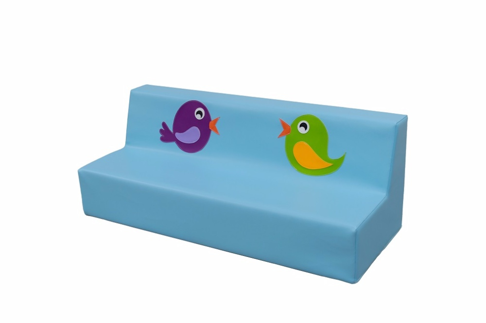 Sillón triple infantil